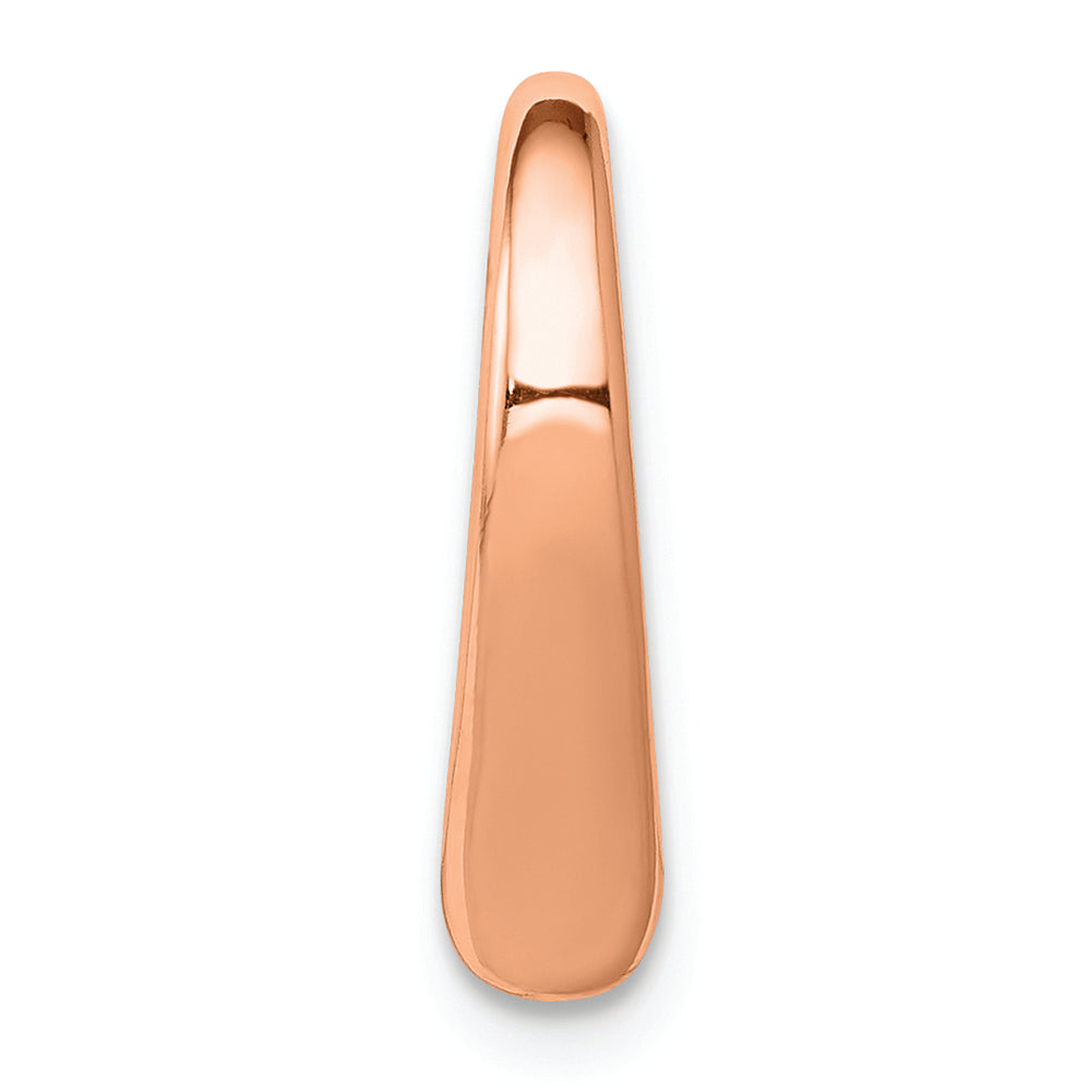 FJC Finejewelers 10k Rose Gold 3d Floating Heart Charm