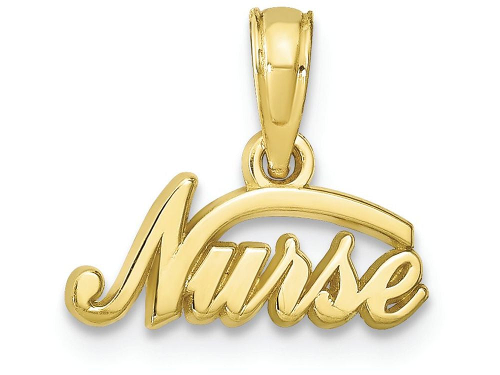 FJC Finejewelers 10k Yellow Gold Nurse Charm