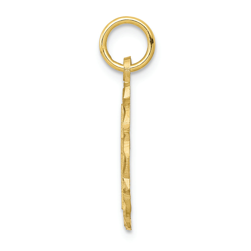 FJC Finejewelers 10k Yellow Gold Cross In Frame Charm