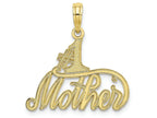 FJC Finejewelers 10k Yellow Gold #1 Mother Charm