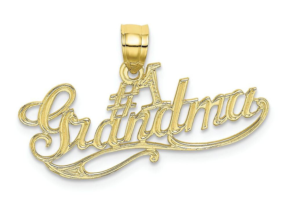 FJC Finejewelers 10k Yellow Gold #1 Grandma Charm