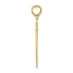 FJC Finejewelers 10k Yellow Gold Dad Of The Year Plaque Charm