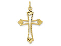 FJC Finejewelers 10k Yellow Gold Cross Charm