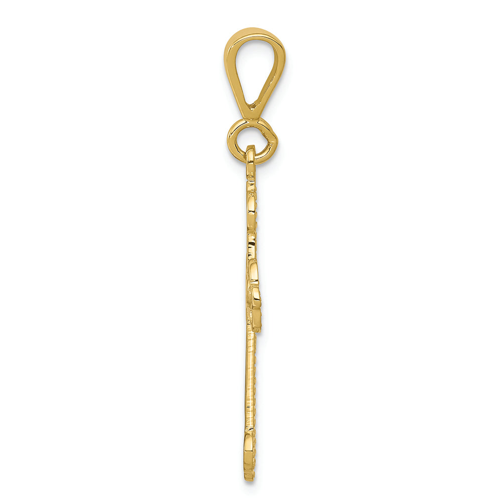 FJC Finejewelers 10k Yellow Gold Cross Charm
