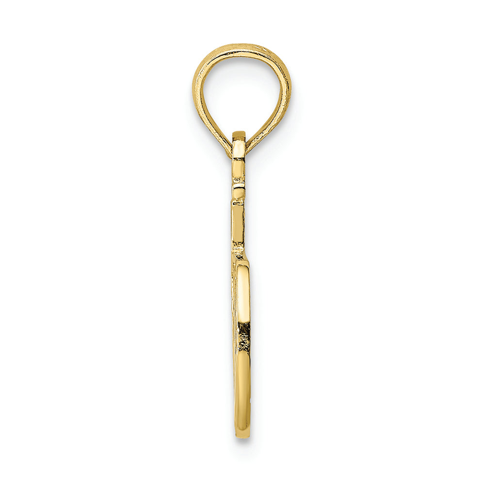 FJC Finejewelers 10k Yellow Gold #1 Dad Charm