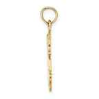 FJC Finejewelers 10k Yellow Gold Polished Snowman Charm