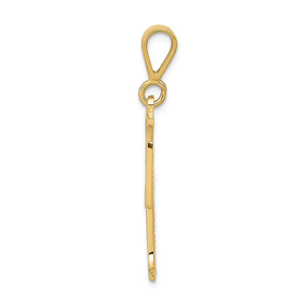 FJC Finejewelers 10k Yellow Gold Cross Charm