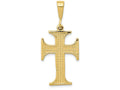 FJC Finejewelers 10k Yellow Gold Cross Charm