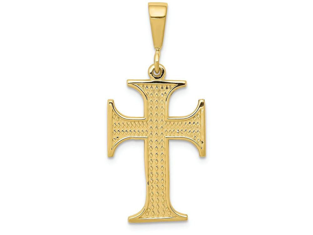 FJC Finejewelers 10k Yellow Gold Cross Charm