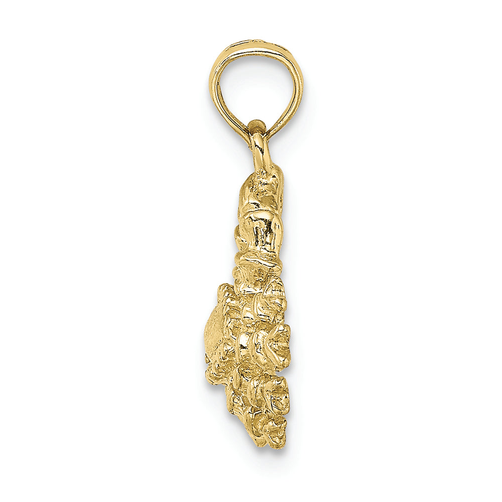 FJC Finejewelers 10k Yellow Gold 3d Cancer Zodiac Charm