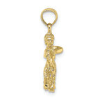 FJC Finejewelers 10k Yellow Gold 3d Sagittarius Zodiac Charm