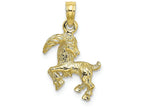FJC Finejewelers 10k Yellow Gold 3d Capricorn Zodiac Charm