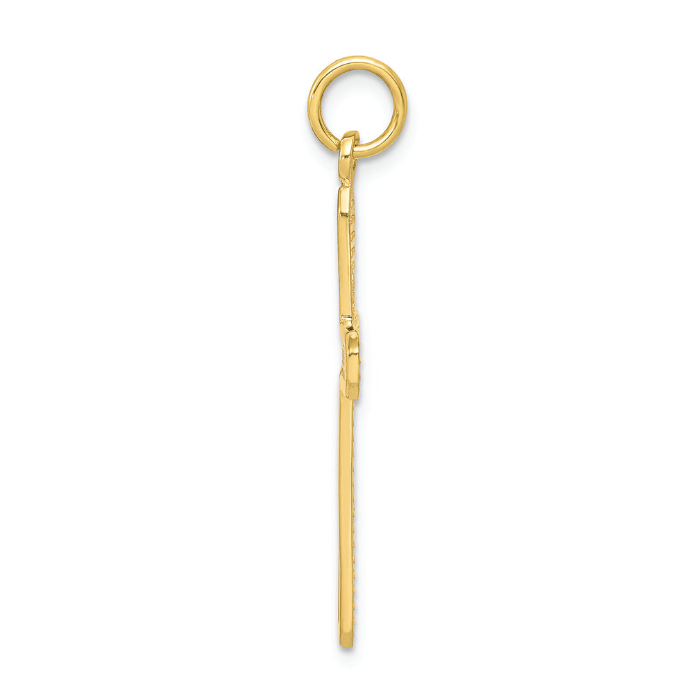 FJC Finejewelers 10k Yellow Gold Cross Charm