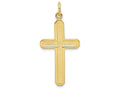 FJC Finejewelers 10k Yellow Gold Cross Charm