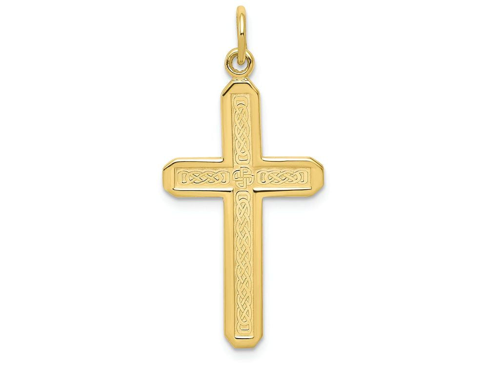 FJC Finejewelers 10k Yellow Gold Cross Charm