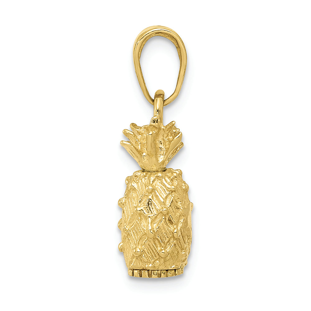 FJC Finejewelers 10k Yellow Gold 3d Pineapple Charm