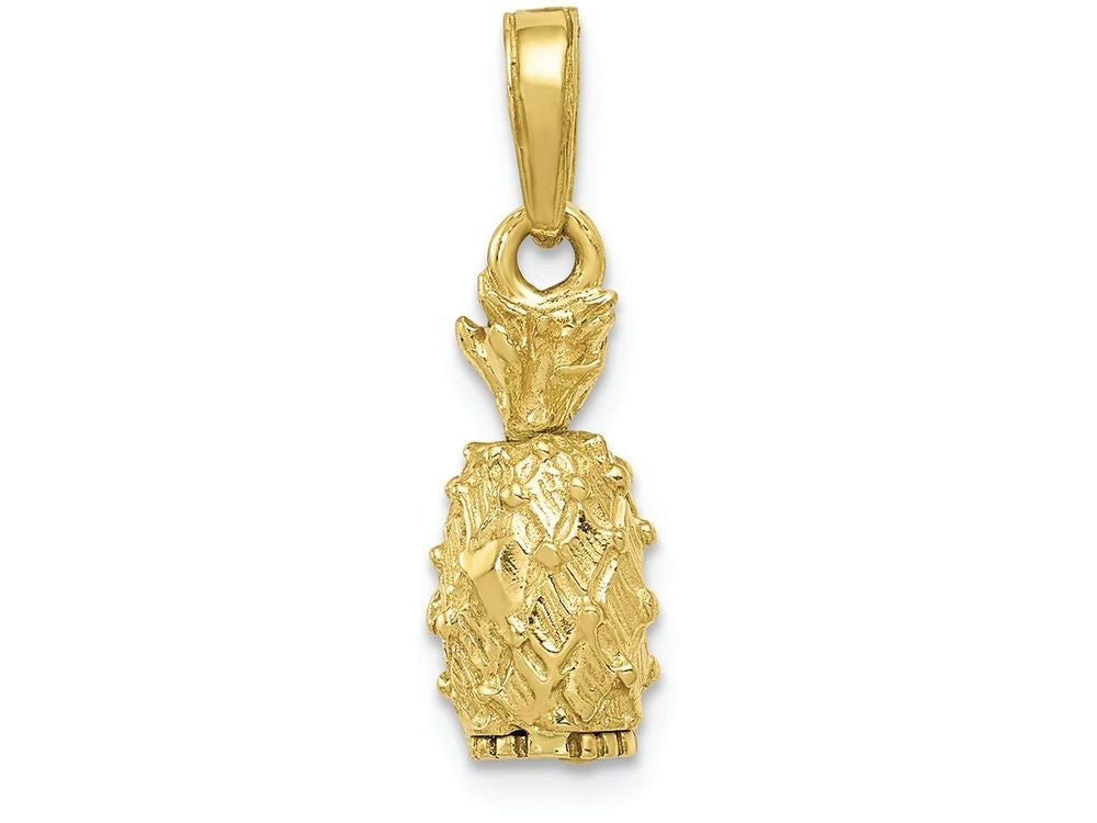 FJC Finejewelers 10k Yellow Gold 3d Pineapple Charm