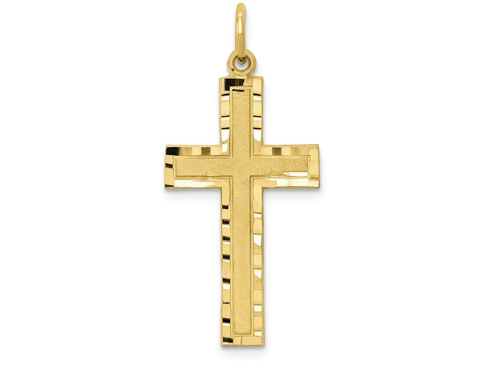 FJC Finejewelers 10k Yellow Gold Cross Charm