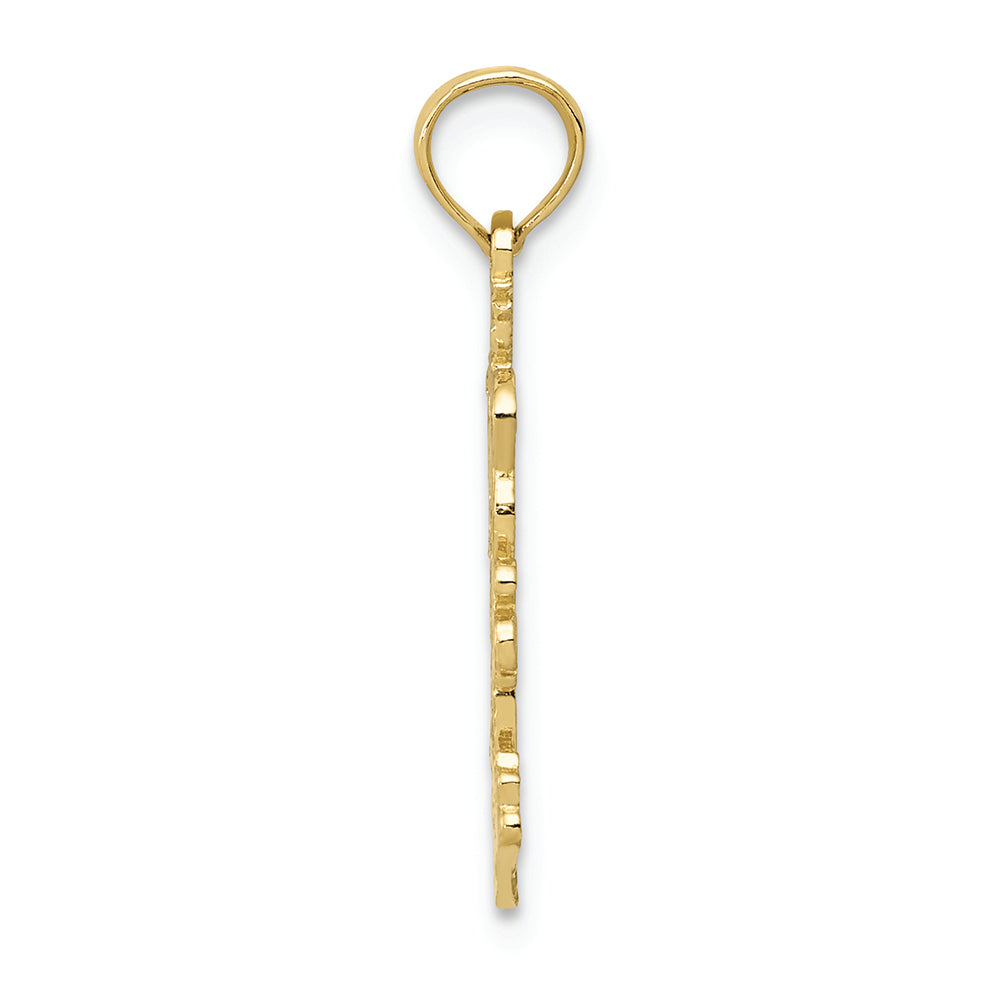 FJC Finejewelers 10k Yellow Gold Double Palm Trees Charm