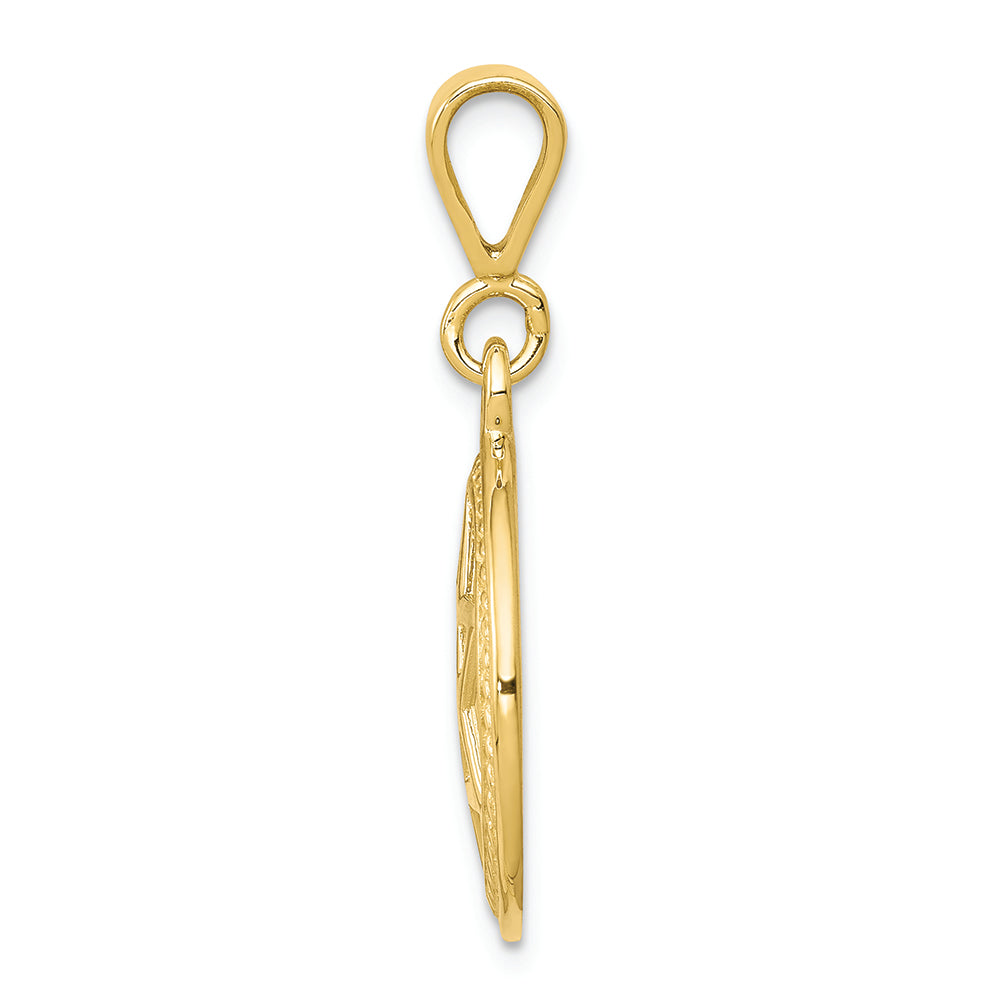 FJC Finejewelers 10k Yellow Gold Star Of David Charm