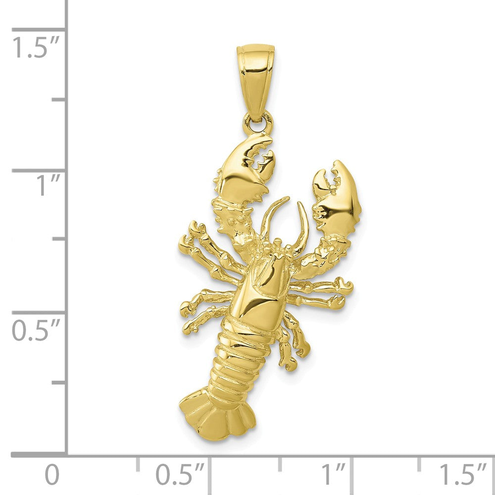 FJC Finejewelers 10k Yellow Gold Lobster Charm