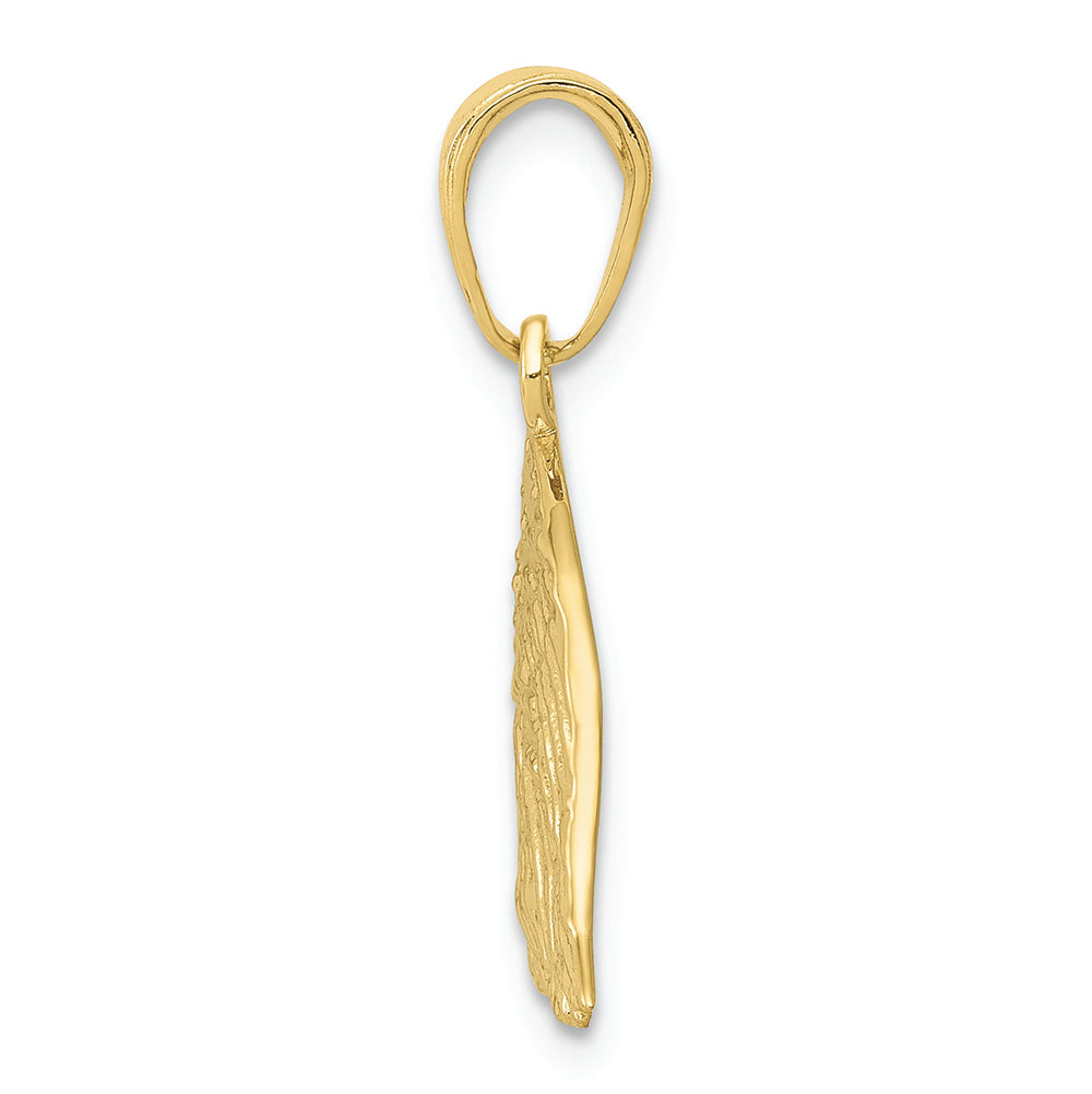 FJC Finejewelers 10k Yellow Gold Eagle Head Charm