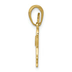 FJC Finejewelers 10k Yellow Gold Horse Engraved Charm