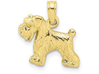 FJC Finejewelers 10k Yellow Gold Schnauzer Dog Charm