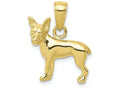 FJC Finejewelers 10k Yellow Gold Chihuahua Dog Charm