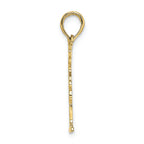 FJC Finejewelers 10k Yellow Gold Gymnastics Floor Charm