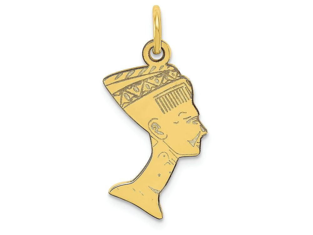 FJC Finejewelers 10k Yellow Gold Egyptian Head Charm