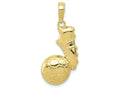 FJC Finejewelers 10k Yellow Gold Soccer Ball And Shoe Charm