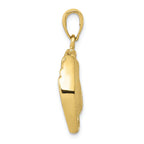 FJC Finejewelers 10k Yellow Gold Baseball Glove And Ball Charm