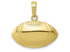 FJC Finejewelers 10k Yellow Gold Football Profile Charm