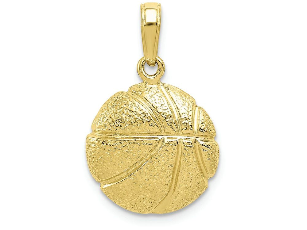 FJC Finejewelers 10k Yellow Gold Basketball Charm