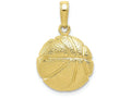 FJC Finejewelers 10k Yellow Gold Basketball Charm