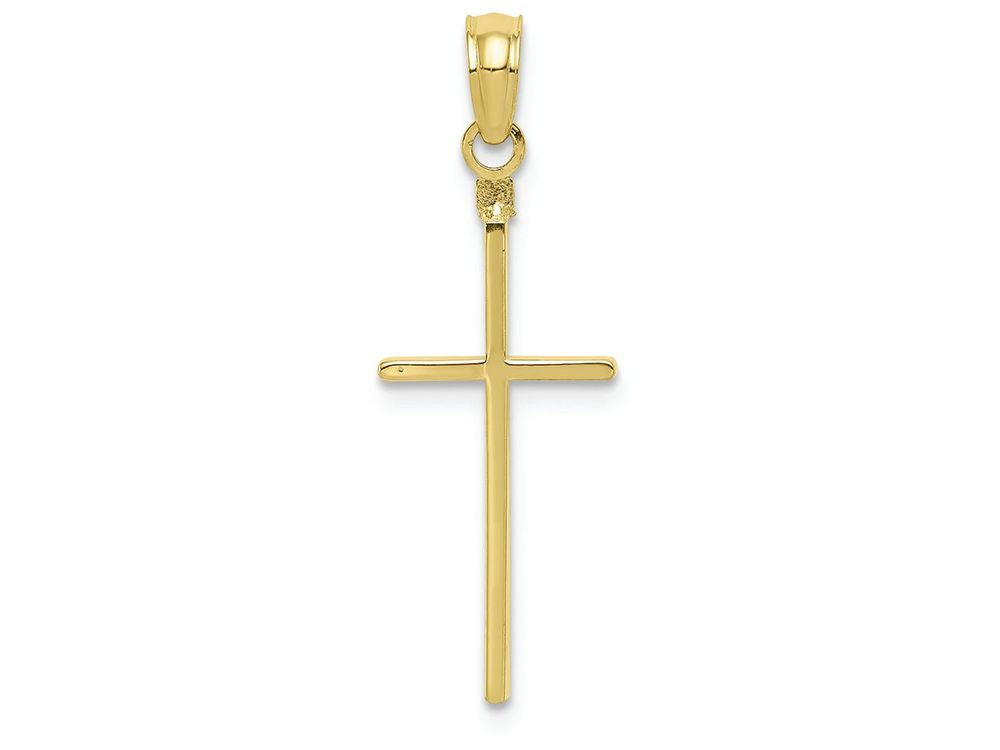 FJC Finejewelers 10k Yellow Gold Polished Cross Charm