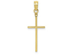 FJC Finejewelers 10k Yellow Gold Polished Cross Charm