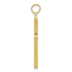 FJC Finejewelers 10k Yellow Gold Polished Cross Charm