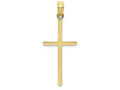 FJC Finejewelers 10k Yellow Gold Polished Cross Charm