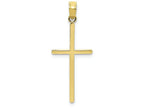 FJC Finejewelers 10k Yellow Gold Polished Cross Charm