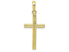 FJC Finejewelers 10k Yellow Gold Latin Cross Charm