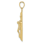 FJC Finejewelers 10k Yellow Gold Inri Crucifix Charm