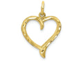 FJC Finejewelers 10k Yellow Gold Heart Charm