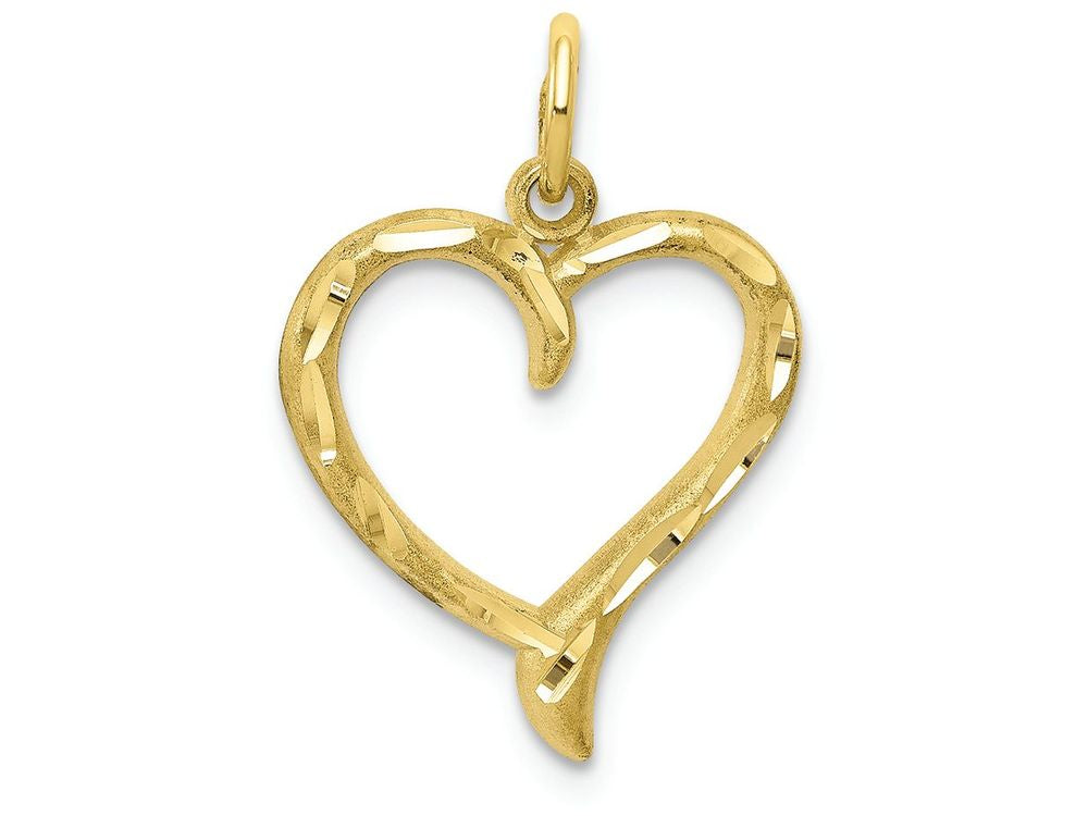 FJC Finejewelers 10k Yellow Gold Heart Charm
