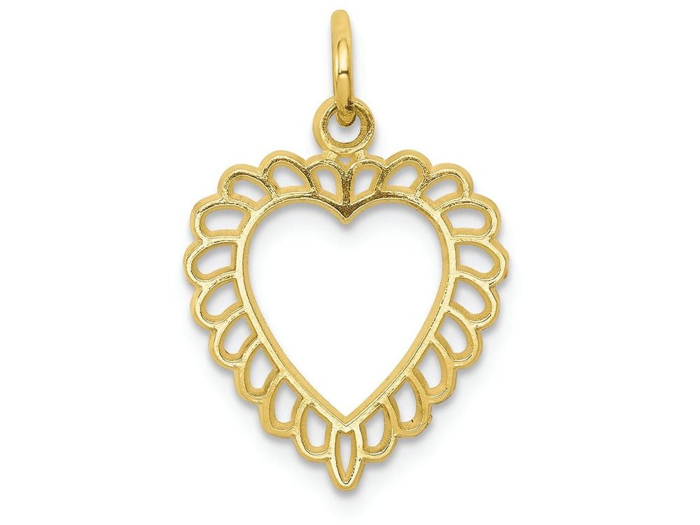 FJC Finejewelers 10k Yellow Gold Heart Charm