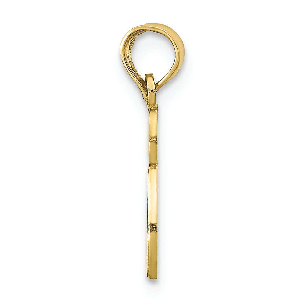 FJC Finejewelers 10k Yellow Gold Chai Cut-out Charm