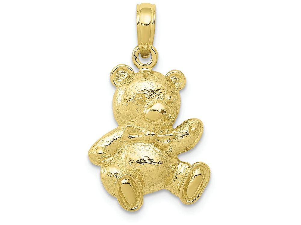 FJC Finejewelers 10k Yellow Gold Teddy Bear Charm
