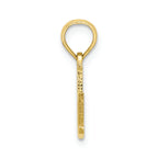 FJC Finejewelers 10k Yellow Gold #1 Grad Charm
