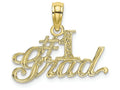 FJC Finejewelers 10k Yellow Gold #1 Grad Charm